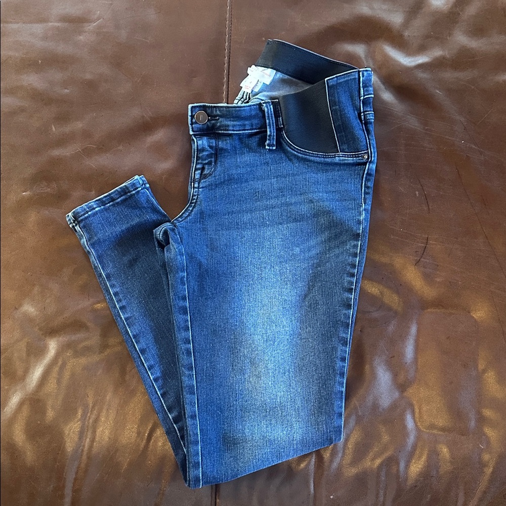 Skinny Maternity Blue Denim Jeans Size 4